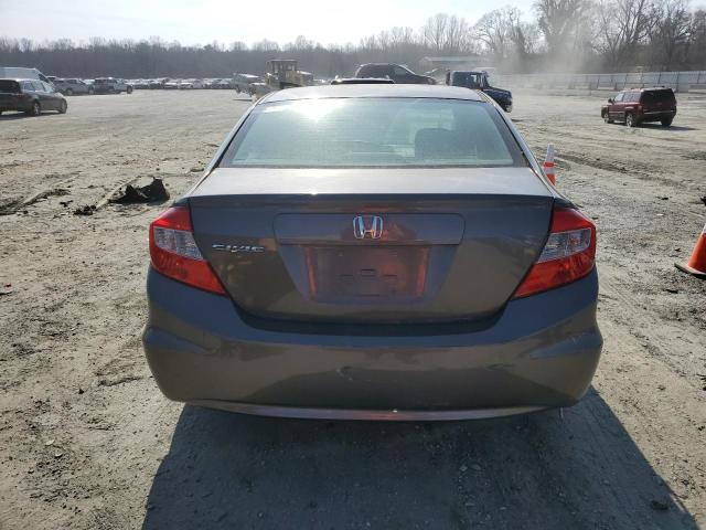 2HGFB2F90CH550287 - 2012 HONDA CIVIC EXL GRAY photo 6