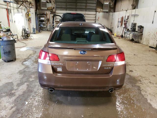 4S3BMDL66B2258647 - 2011 SUBARU LEGACY 3.6R LIMITED BROWN photo 6