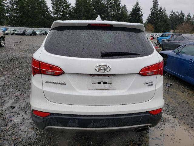 5XYZTDLB5DG045048 - 2013 HYUNDAI SANTA FE S WHITE photo 6