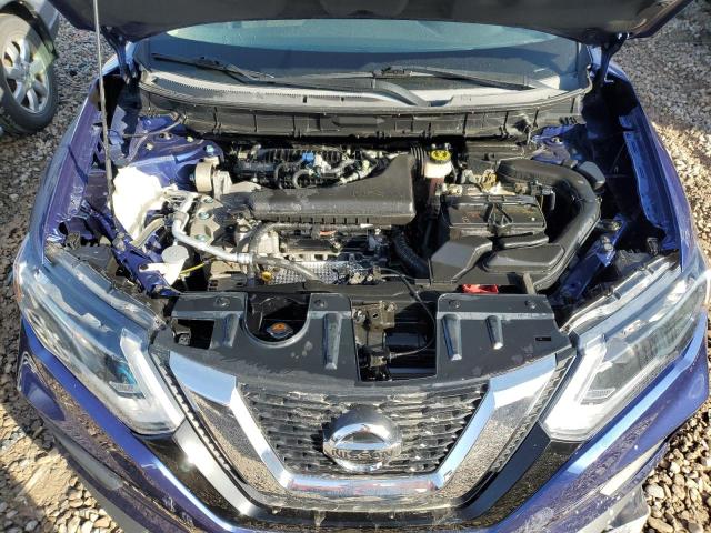 KNMAT2MV4HP566999 - 2017 NISSAN ROGUE S BLUE photo 11