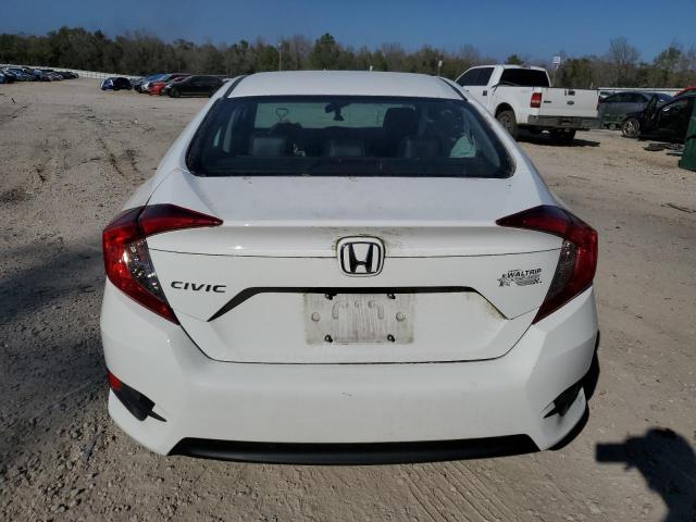 19XFC2F69JE031202 - 2018 HONDA CIVIC LX WHITE photo 6