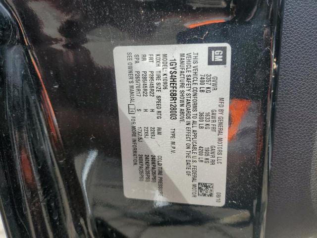 1GYS4HEF6BR128003 - 2011 CADILLAC ESCALADE ESV LUXURY 黑色 照片 13