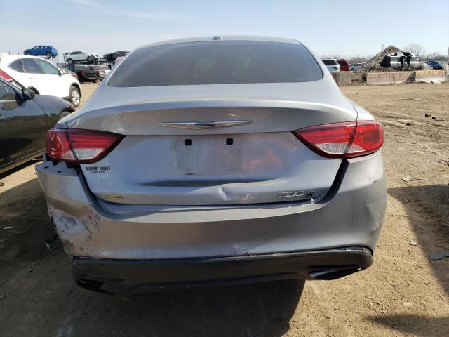 1C3CCCBB7FN665482 - 2015 CHRYSLER 200 S SILVER photo 6