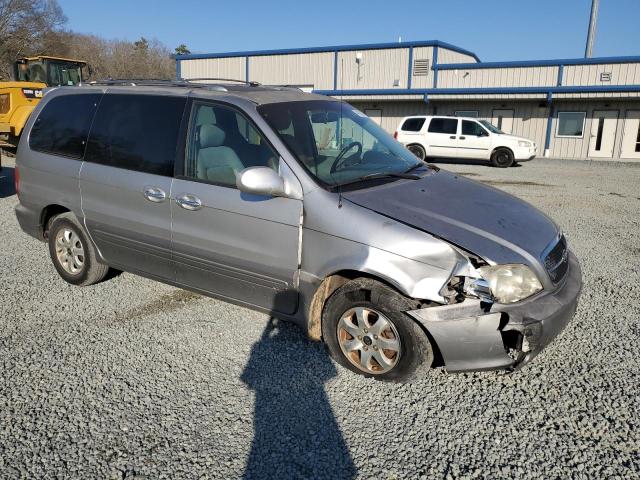 KNDUP131656616152 - 2005 KIA SEDONA EX SILVER photo 4