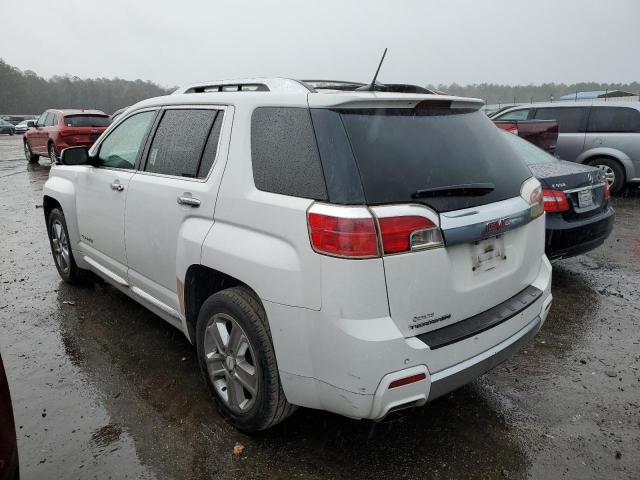 2GKALYEK5D6172076 - 2013 GMC TERRAIN DENALI WHITE photo 2