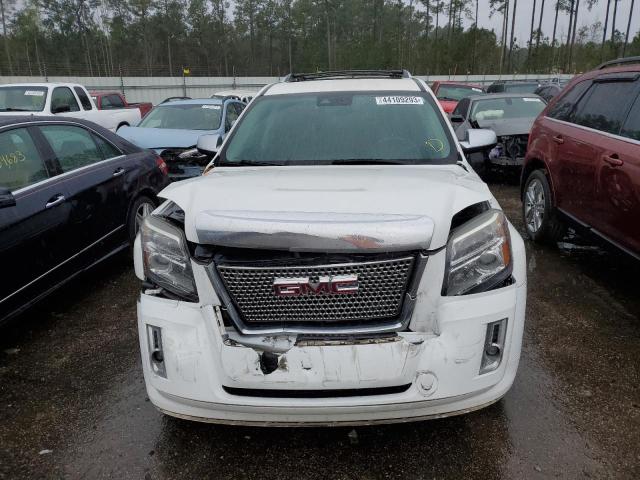 2GKALYEK5D6172076 - 2013 GMC TERRAIN DENALI WHITE photo 5