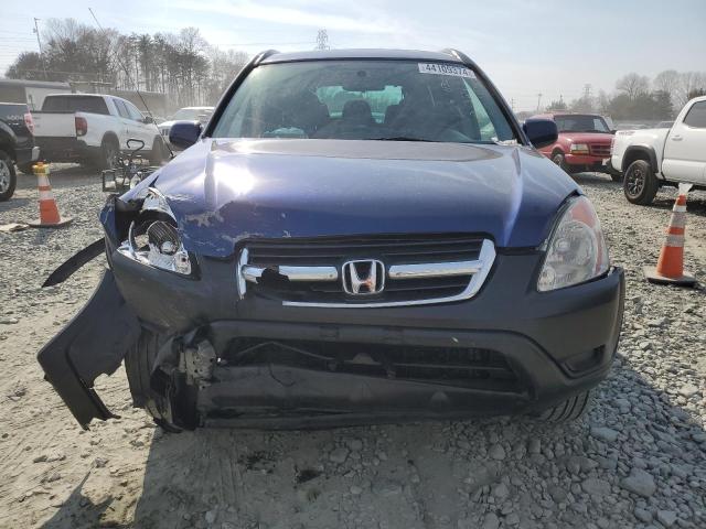 SHSRD78874U241133 - 2004 HONDA CR-V EX BLUE photo 5