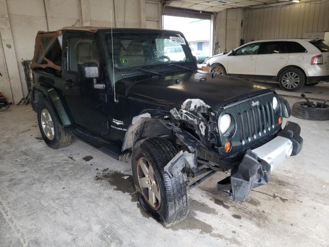 1J4AA5D12BL522383 - 2011 JEEP WRANGLER SAHARA GREEN photo 4