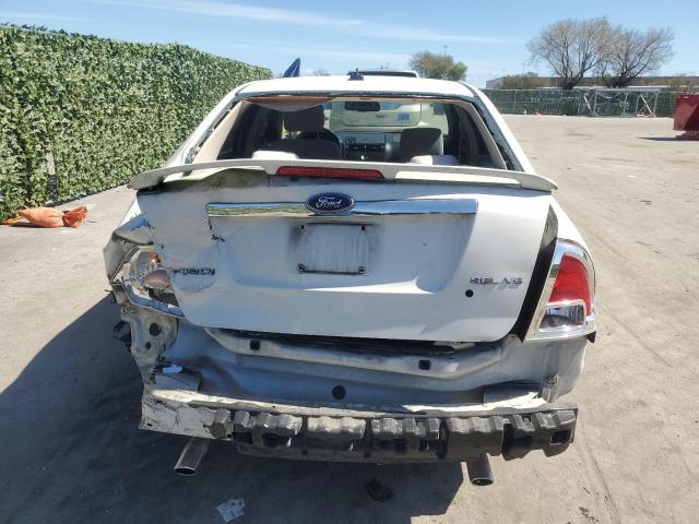 3FAHP08138R216664 - 2008 FORD FUSION SEL WHITE photo 6