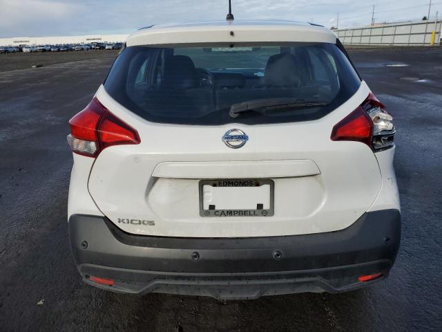 3N1CP5BV4LL528455 - 2020 NISSAN KICKS S WHITE photo 6