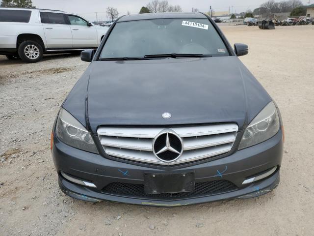 WDDGF8BB5BR145405 - 2011 MERCEDES-BENZ C 300 4MATIC GRAY photo 5