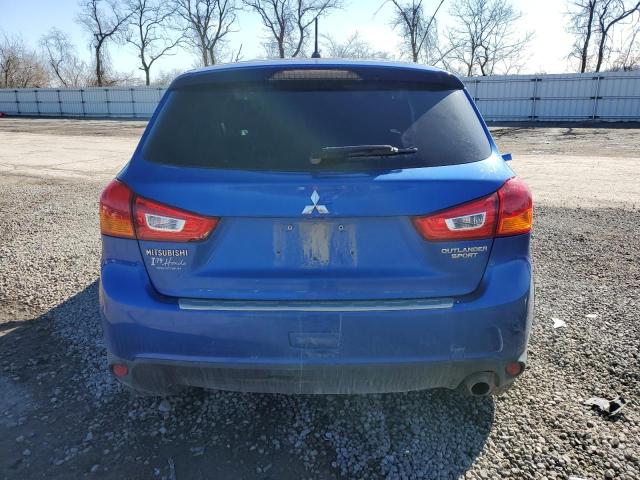 JA4AP3AU9GZ042282 - 2016 MITSUBISHI OUTLANDER ES BLUE photo 6