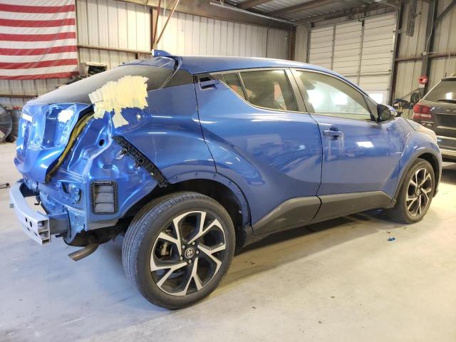 JTNKHMBX3M1102908 - 2021 TOYOTA C-HR XLE BLUE photo 3