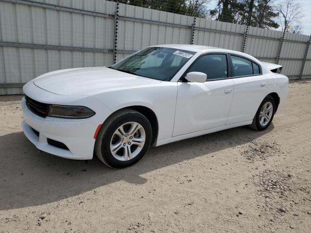 2C3CDXBG9NH201312 - 2022 DODGE CHARGER SXT WHITE photo 1