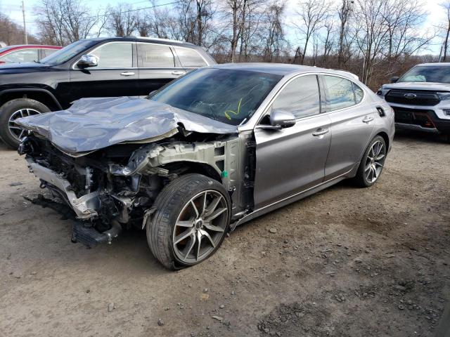 KMTG54TE0NU093747 - 2022 GENESIS G70 BASE GRAY photo 1