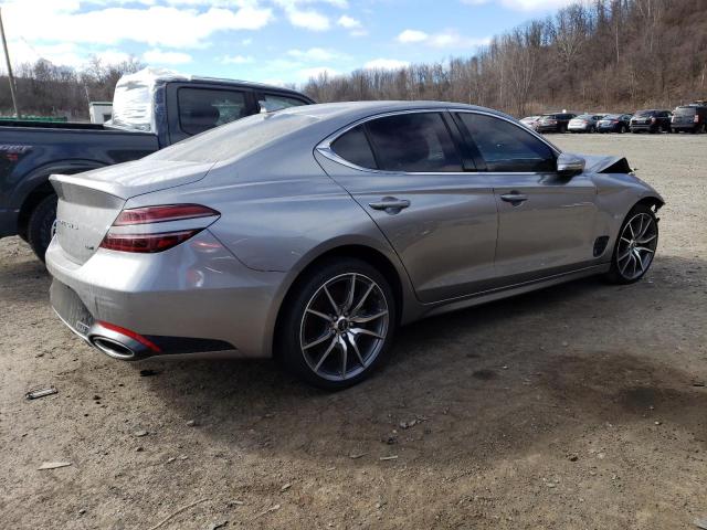 KMTG54TE0NU093747 - 2022 GENESIS G70 BASE GRAY photo 3