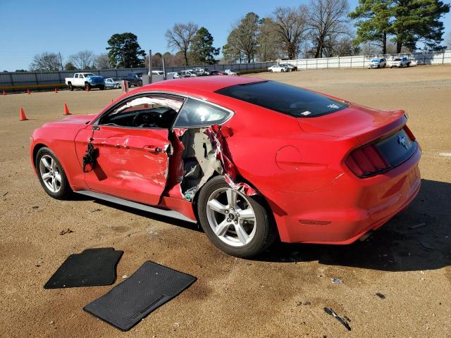 1FA6P8AM5H5265586 - 2017 FORD MUSTANG RED photo 2