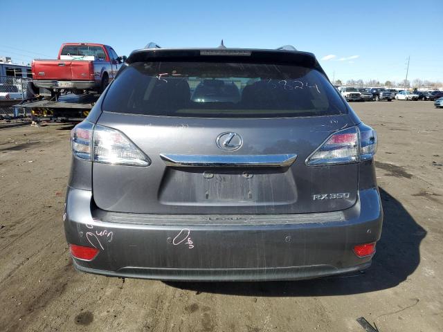 2T2BK1BA4CC132375 - 2012 LEXUS RX 350 GRAY photo 6