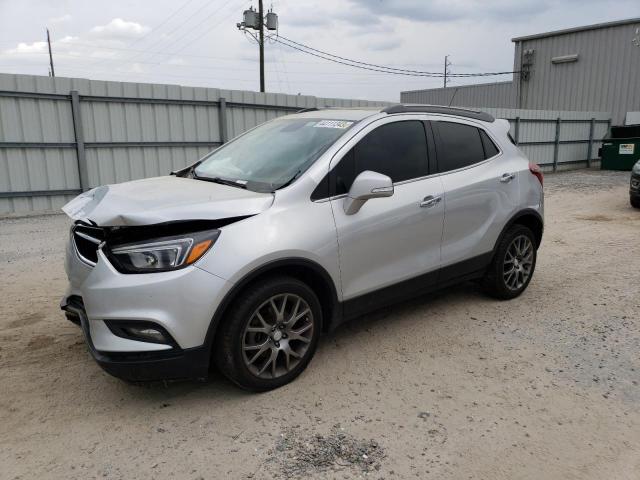 KL4CJ1SB6KB884221 - 2019 BUICK ENCORE SPORT TOURING SILVER photo 1