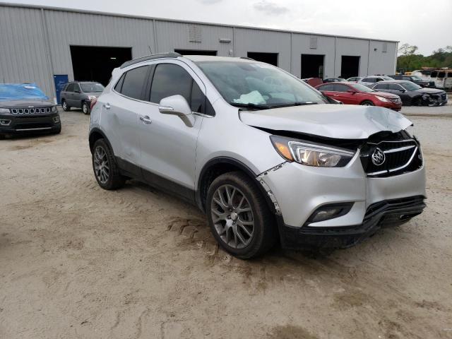 KL4CJ1SB6KB884221 - 2019 BUICK ENCORE SPORT TOURING SILVER photo 4