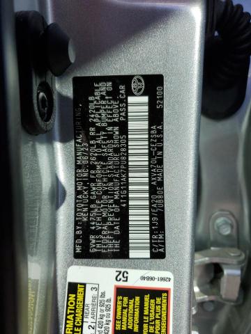 4T1G11AK7PU828305 - 2023 TOYOTA CAMRY SE NIGHT SHADE GRAY photo 12