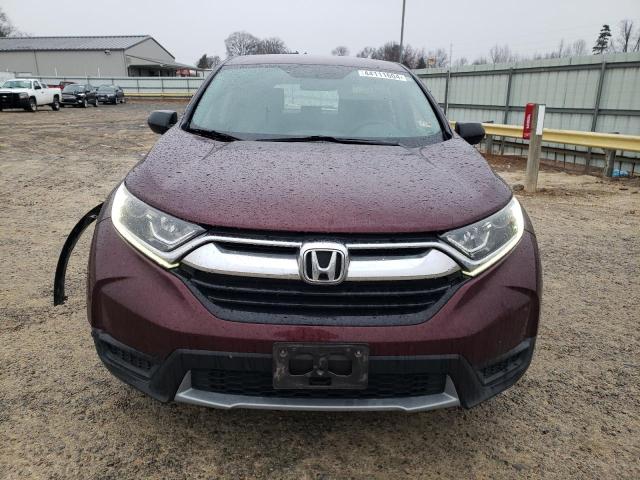 2HKRW5H31JH405225 - 2018 HONDA CR-V LX MAROON photo 5