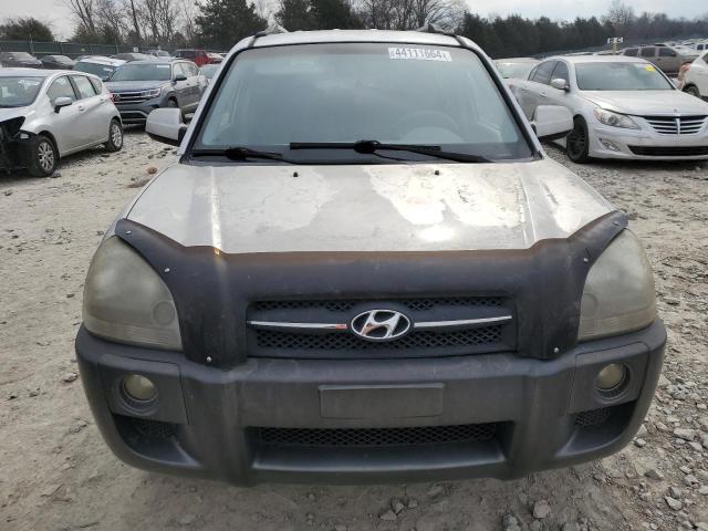 KM8JN72D26U434819 - 2006 HYUNDAI TUCSON GLS SILVER photo 5