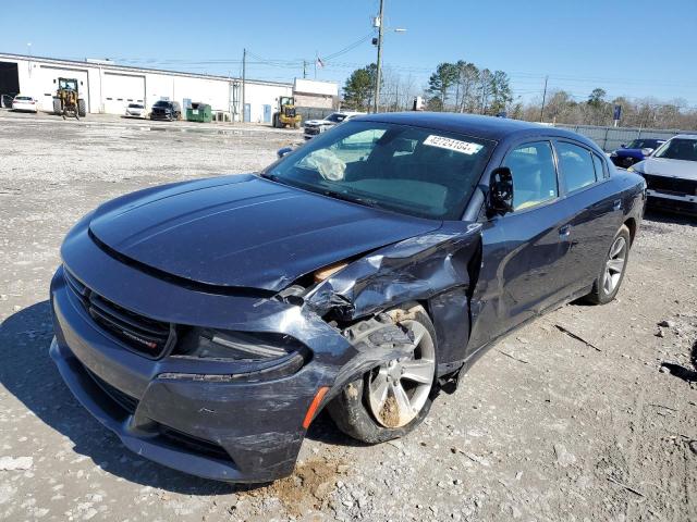 2C3CDXHG6HH562962 - 2017 DODGE CHARGER SXT BLUE photo 1