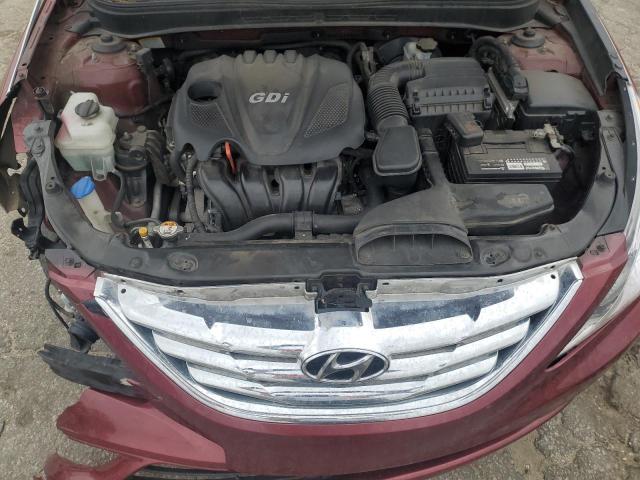 5NPEC4AC2DH590143 - 2013 HYUNDAI SONATA SE RED photo 11