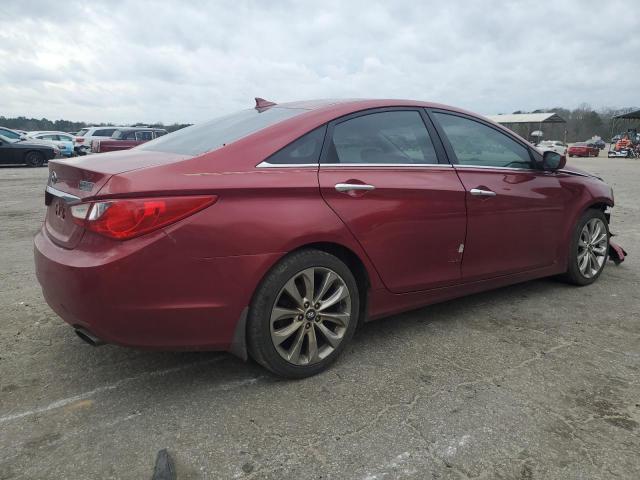 5NPEC4AC2DH590143 - 2013 HYUNDAI SONATA SE RED photo 3