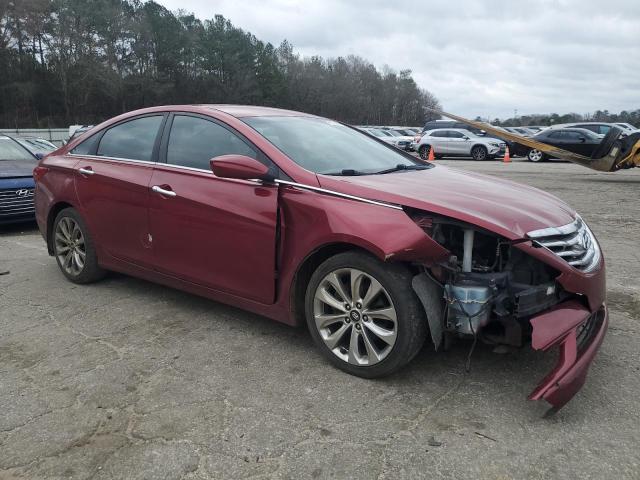 5NPEC4AC2DH590143 - 2013 HYUNDAI SONATA SE RED photo 4