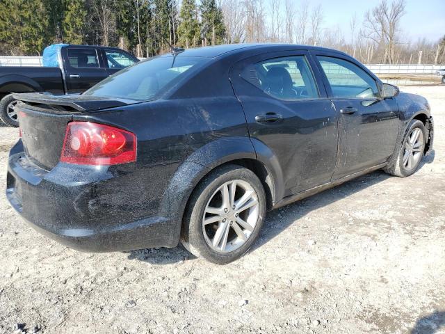 1C3CDZAG8DN552327 - 2013 DODGE AVENGER SE BLACK photo 3