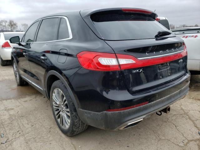 2LMPJ8LRXHBL52615 - 2017 LINCOLN MKX RESERVE BLACK photo 2