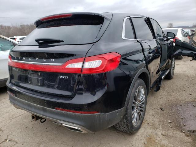 2LMPJ8LRXHBL52615 - 2017 LINCOLN MKX RESERVE Սև լուսանկար 3
