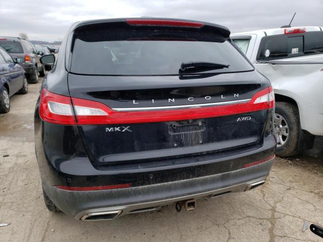 2LMPJ8LRXHBL52615 - 2017 LINCOLN MKX RESERVE Սև լուսանկար 6