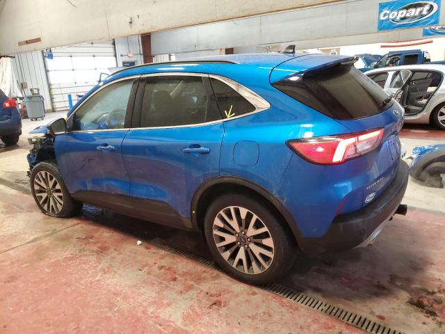 1FMCU9J94LUB46638 - 2020 FORD ESCAPE TITANIUM BLUE photo 2