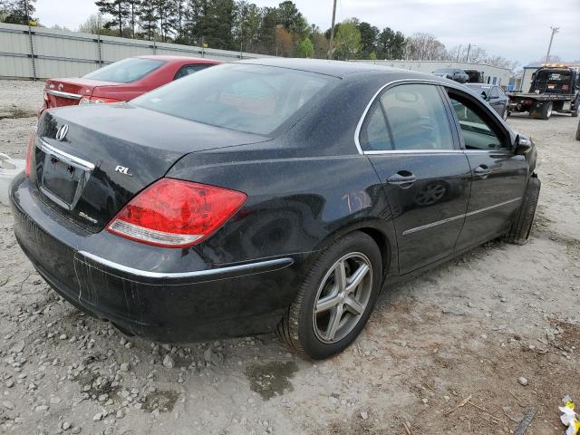 JH4KB16657C004346 - 2007 ACURA RL BLACK photo 3