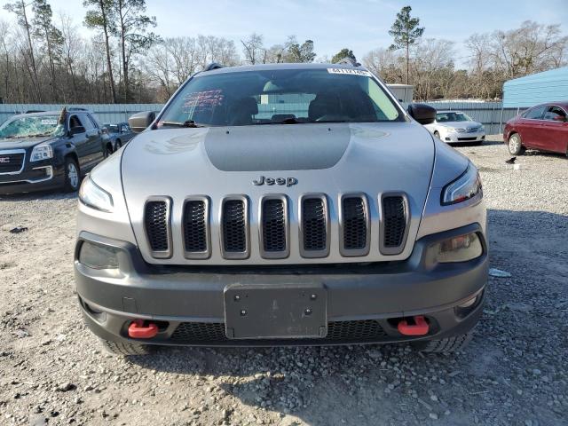 1C4PJMBS6HW588433 - 2017 JEEP CHEROKEE TRAILHAWK SILVER photo 5