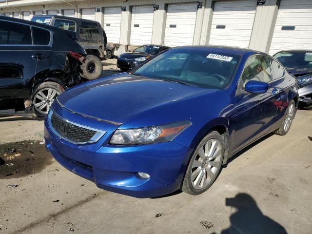 1HGCS22878A008822 - 2008 HONDA ACCORD EXL BLUE photo 1