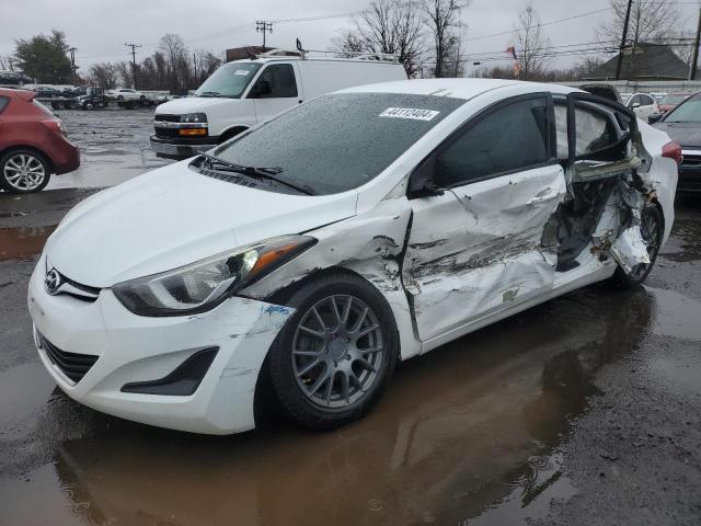 5NPDH4AEXFH578923 - 2015 HYUNDAI ELANTRA SE WHITE photo 1