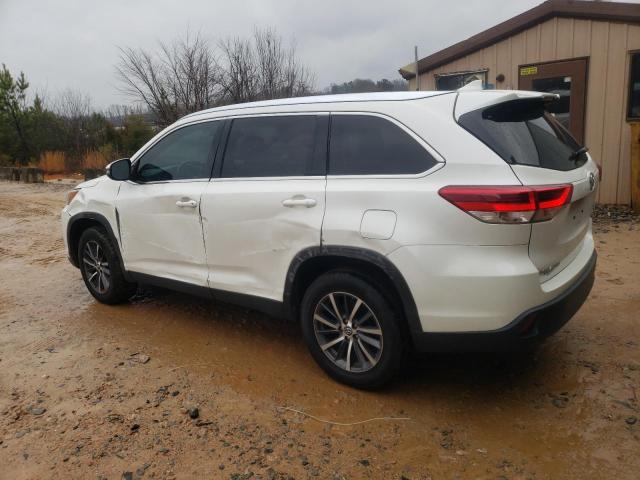 5TDKZRFH0KS557071 - 2019 TOYOTA HIGHLANDER SE WHITE photo 2