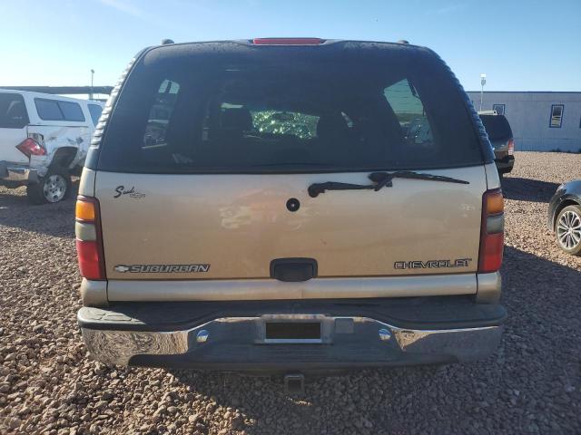 3GNEC16T01G184932 - 2001 CHEVROLET SUBURBAN C1500 TAN photo 6