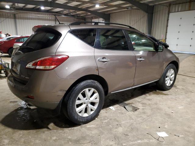 JN8AZ1MWXCW236367 - 2012 NISSAN MURANO S BROWN photo 3