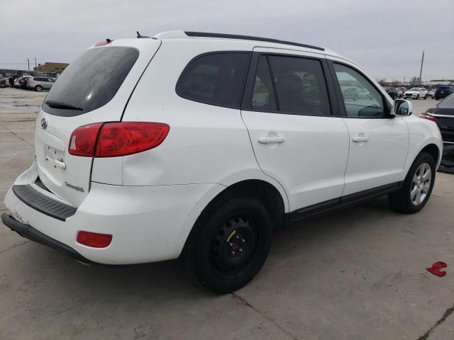 5NMSH13E68H204005 - 2008 HYUNDAI SANTA FE SE WHITE photo 3