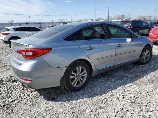 5NPE24AF9FH008488 - 2015 HYUNDAI SONATA SE SILVER photo 3