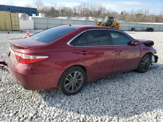 4T1BF1FK0HU682996 - 2017 TOYOTA CAMRY LE RED photo 3