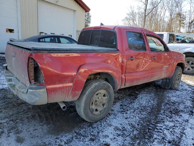 3TMLU4EN8FM173011 - 2015 TOYOTA TACOMA DOUBLE CAB RED photo 3