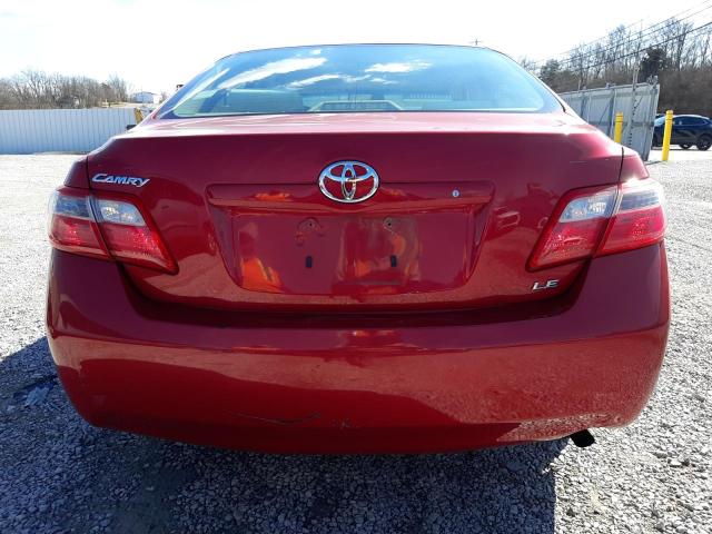 4T4BE46K89R061498 - 2009 TOYOTA CAMRY BASE RED photo 6