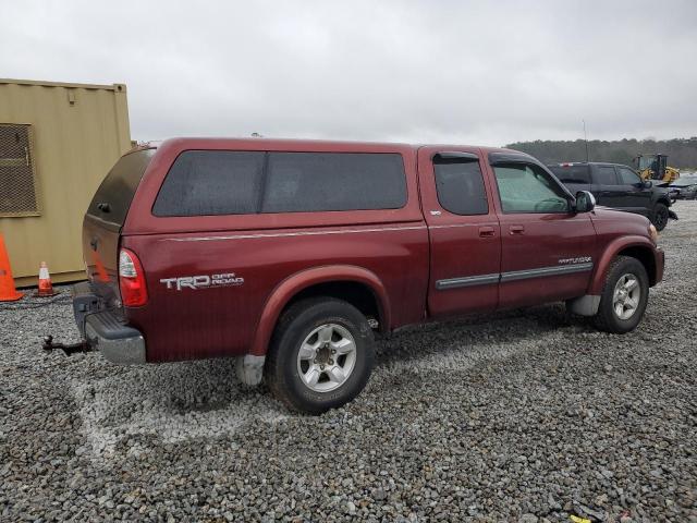 5TBRT34145S460231 - 2005 TOYOTA TUNDRA ACCESS CAB SR5 BURGUNDY photo 3