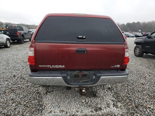 5TBRT34145S460231 - 2005 TOYOTA TUNDRA ACCESS CAB SR5 BURGUNDY photo 6
